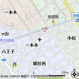 愛知県豊橋市牟呂町一本木43周辺の地図