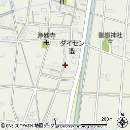 静岡県浜松市中央区豊西町124周辺の地図