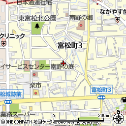 兵庫県尼崎市富松町3丁目8-45周辺の地図