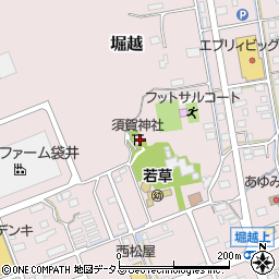 静岡県袋井市堀越759周辺の地図