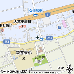 静岡県袋井市国本2068周辺の地図