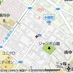 愛知県豊橋市小畷町周辺の地図