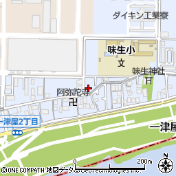 大阪府摂津市一津屋周辺の地図