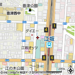 アイシティ　江坂店周辺の地図