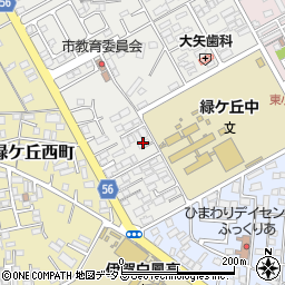 三重県伊賀市緑ケ丘本町4099周辺の地図