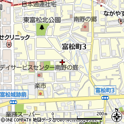 兵庫県尼崎市富松町3丁目8-40周辺の地図