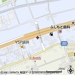 静岡県袋井市国本2107-1周辺の地図