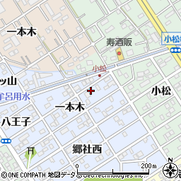 愛知県豊橋市牟呂町一本木46周辺の地図