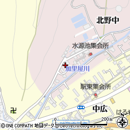 兵庫県赤穂市北野中382-25周辺の地図