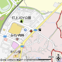 くら寿司寝屋川打上店周辺の地図