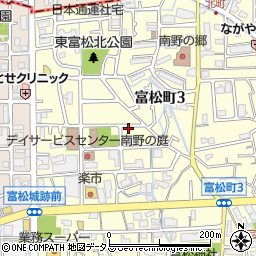 兵庫県尼崎市富松町3丁目8-38周辺の地図