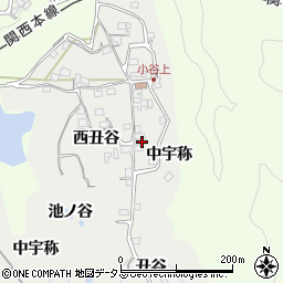 京都府木津川市加茂町大野丑谷周辺の地図