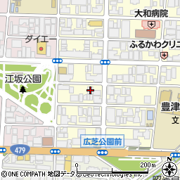 大阪アニメーションカレッジ専門学校４号館周辺の地図