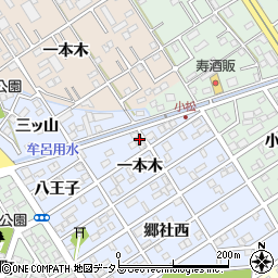 愛知県豊橋市牟呂町一本木18-3周辺の地図