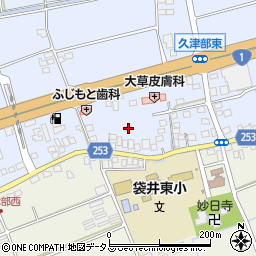 静岡県袋井市国本2034周辺の地図