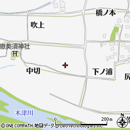京都府木津川市加茂町河原中切周辺の地図