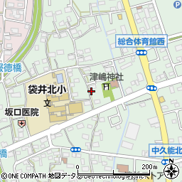 静岡県袋井市久能1651周辺の地図
