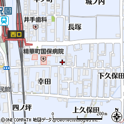 京都府相楽郡精華町祝園砂子田10周辺の地図