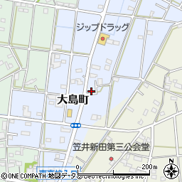 静岡県浜松市中央区大島町403周辺の地図