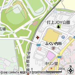 大阪府寝屋川市打上中町1周辺の地図