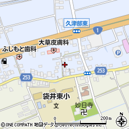 静岡県袋井市国本2053-1周辺の地図