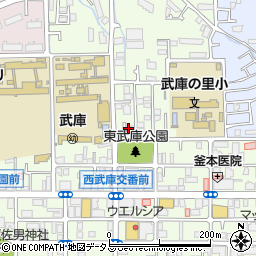 パークサイド東武庫周辺の地図