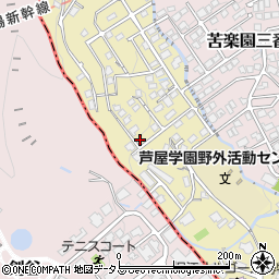 兵庫県西宮市苦楽園四番町12-5周辺の地図