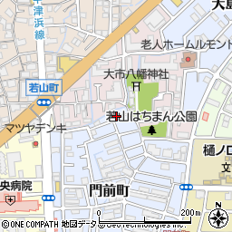 兵庫県西宮市門前町15-13周辺の地図