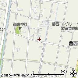 静岡県浜松市中央区豊西町380周辺の地図