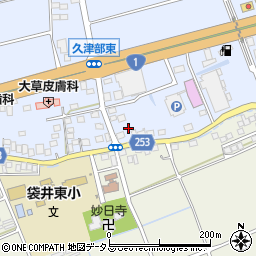 静岡県袋井市国本1224-7周辺の地図