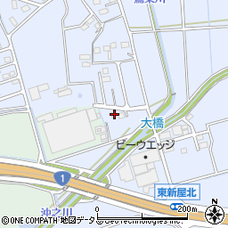 静岡県袋井市鷲巣644周辺の地図