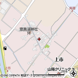 岡山県赤磐市上市328周辺の地図