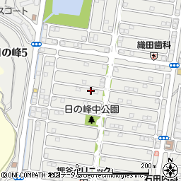 兵庫県神戸市北区日の峰3丁目周辺の地図
