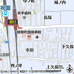京都府相楽郡精華町祝園砂子田9周辺の地図