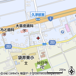 静岡県袋井市国本2062周辺の地図