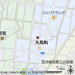 静岡県浜松市中央区大島町634周辺の地図