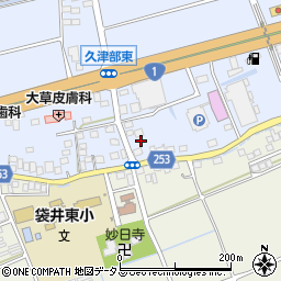 静岡県袋井市国本1224周辺の地図