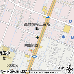 山岡家浜松有玉店周辺の地図