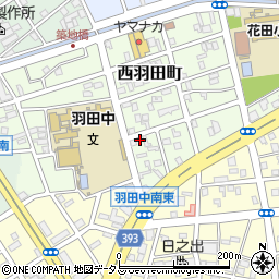 愛知県豊橋市西羽田町135周辺の地図