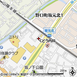 兵庫県加古川市野口町坂元1022周辺の地図