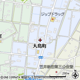静岡県浜松市中央区大島町640周辺の地図