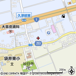 静岡県袋井市国本1217周辺の地図