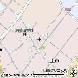 岡山県赤磐市上市323周辺の地図