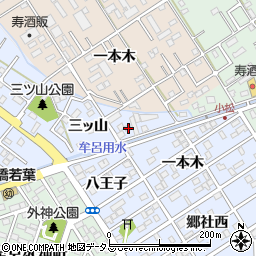 愛知県豊橋市牟呂町一本木3-8周辺の地図