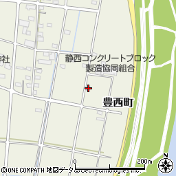 静岡県浜松市中央区豊西町317周辺の地図