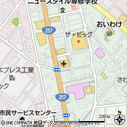 ネッツトヨタ浜松高台店周辺の地図
