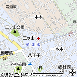愛知県豊橋市牟呂町一本木3-7周辺の地図
