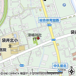 静岡県袋井市久能1675-2周辺の地図