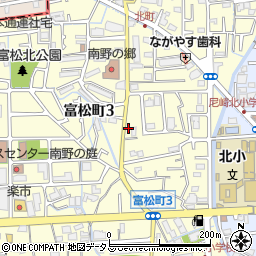 日本経済新聞富松販売所周辺の地図