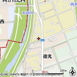 静岡県袋井市延久641周辺の地図